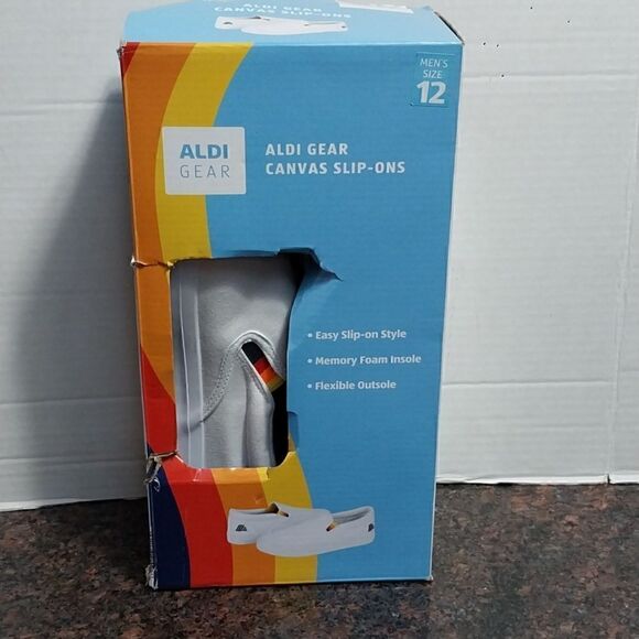 UNISEX  Gear "Rainbow" Slip-Ons...Size 12 - Picture 2 of 7